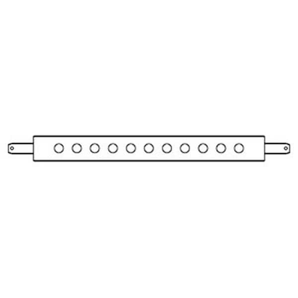 Aftermarket DB419 Fits CATegory I Black Drawbar 1 Thick 25 Wide 075 Holes 78 Pins HIF10-0007 - main